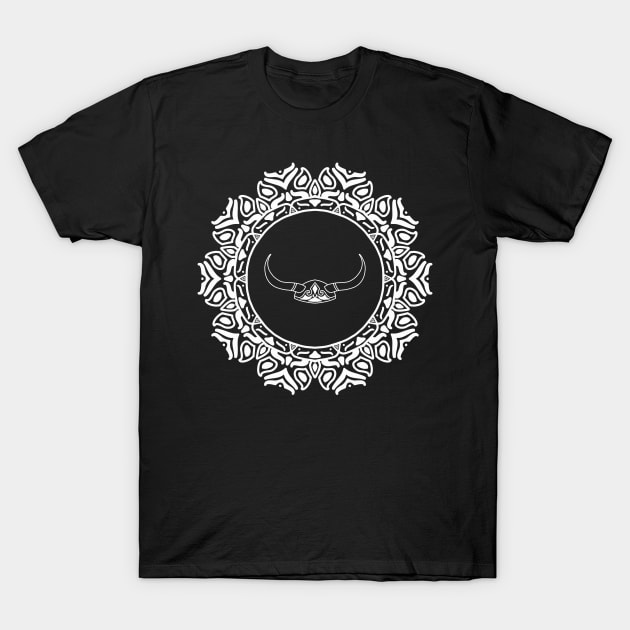 Taurus zodiac design T-Shirt by JustDoodle